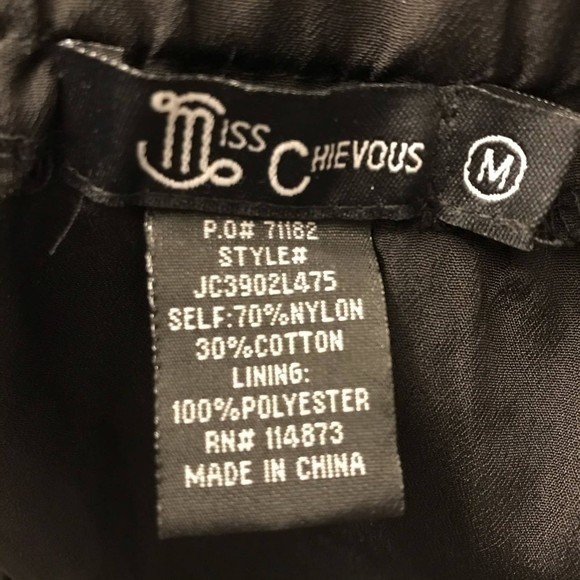 Miss Chievous Black Lace Off-the-Shoulder Top - Medium - Picture 6 of 6